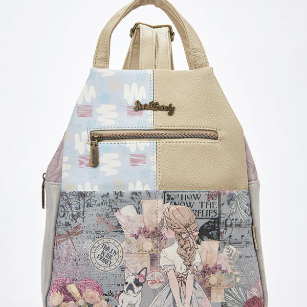 Sweet Candy Γυναικείο Backpack με Floral Σχέδιο και Ρετρό Ατμόσφαιρα – Floral Whisper