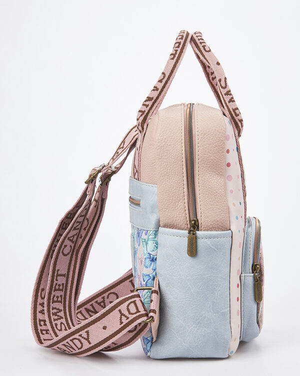 Sweet Candy Γυναικείο Backpack με Vintage Καθρέφτη και Λεπτομέρειες – Mirror Bloom