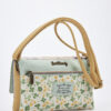 Sweet Candy Τσάντα Χιαστί με Vintage Floral Pattern και Κουμπί – Floral Whisper