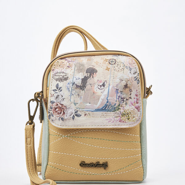 Sweet Candy Μικρή Τσάντα με Floral Vintage Pattern – Floral Whisper