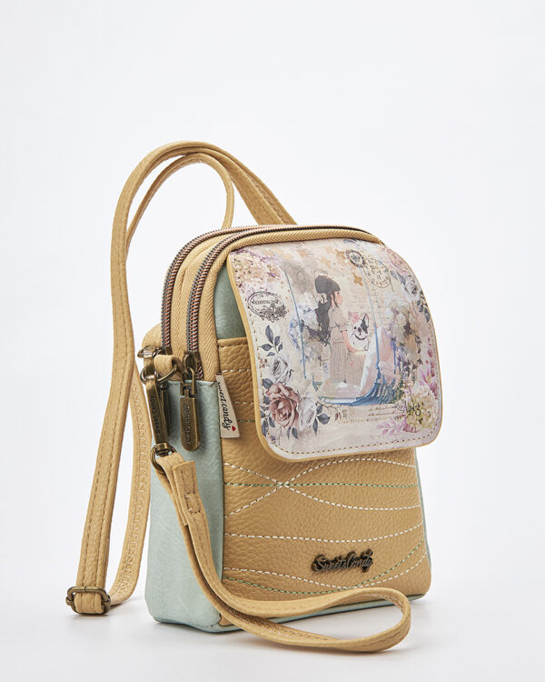 Sweet Candy Μικρή Τσάντα με Floral Vintage Pattern – Floral Whisper