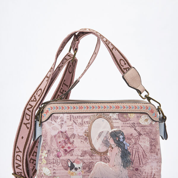 Sweet Candy Γυναικεία Τσάντα με Vintage Floral και Ρομαντική Αίσθηση – Floral Whisper