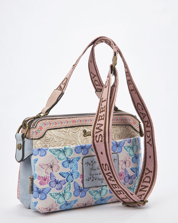 Sweet Candy Γυναικεία Τσάντα με Vintage Floral και Ρομαντική Αίσθηση – Floral Whisper