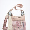 Sweet Candy Γυναικεία Τσάντα Ώμουμε Floral Ανάγλυφα και Ευρύχωρο Σχέδιο – Floral Whisper