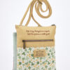 Sweet Candy Γυναικεία Τσάντα Ώμου-Χιαστί με Φερμουάρ – Floral Whisper