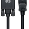 POWERTECH καλώδιο DisplayPort σε VGA CAB-DP056, 1080p, 1.8m, μαύρο