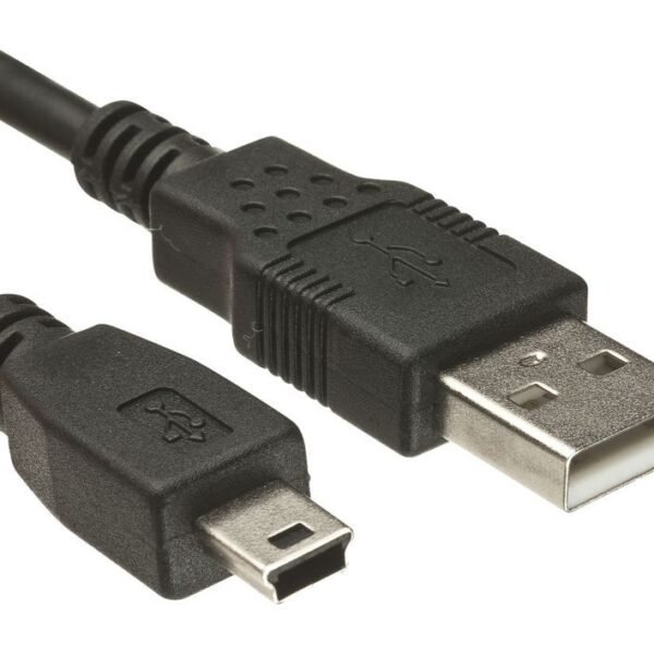 POWERTECH καλώδιο USB σε USB Mini CAB-U042, copper, 3m, μαύρο