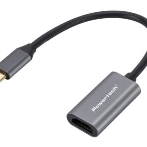 POWERTECH Καλώδιο VGA HD σε VGA HD 15 CAB-G004, 2x Ferrites, μαύρο, 10m
