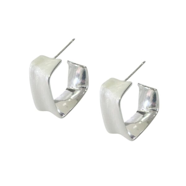 Σκουλαρίκια αυτιών κρίκος χρώμα 18*18mm