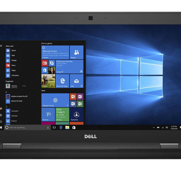 DELL Laptop Latitude 5491, Factory Refurbished Grade A, i5-8400H, 8/500GB HDD, 14", Cam, Intel Integrated Graphics, Windows 10 Pro