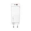 Forever Core FWC-GAN-PDQC65 φορτιστής ταξιδίου 1x USB - 1x USB-C, 65W, PD+ QC 3.0, GaN, λευκό