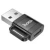 HOCO UA31D OTG αντάπτορας USB-A (αρσενικό) σε Type-C (θηλυκό), 3A, μαύρο