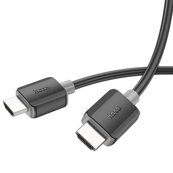 HOCO US08 καλώδιο HDMI σε HDMI ver. 2.0, 4K/60Hz, 1μ, μαύρο