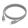 HOCO X113 καλώδιο Type-C σε Type-C ,3A, 60W, 1μ, γκρι