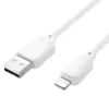 HOCO X113 καλώδιο USB-A σε Lightning, 2,4A, 1μ, λευκό