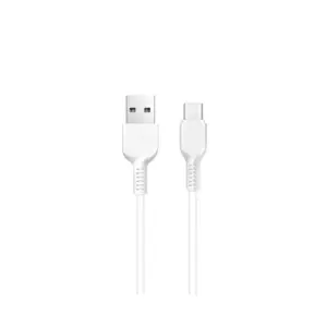 Hoco X96 καλώδιο δεδομένων - φόρτισης 2,4Α 27W, USB-A σε USB Type C, PD, 0,25μ, μαύρο