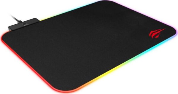 Havit HV-MP901 medium gaming mouse pad με RGB φωτισμό, 360mm, μαύρο