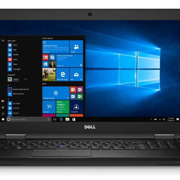 DELL Laptop Latitude 5580, Refurbished Grade A, i5-7200U, 8/256GB M.2, 15.6", Cam, HD Graphics 620, FreeDOS