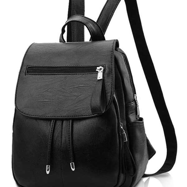 ROXXANI γυναικεία τσάντα πλάτης LBAG-0018, μαύρη