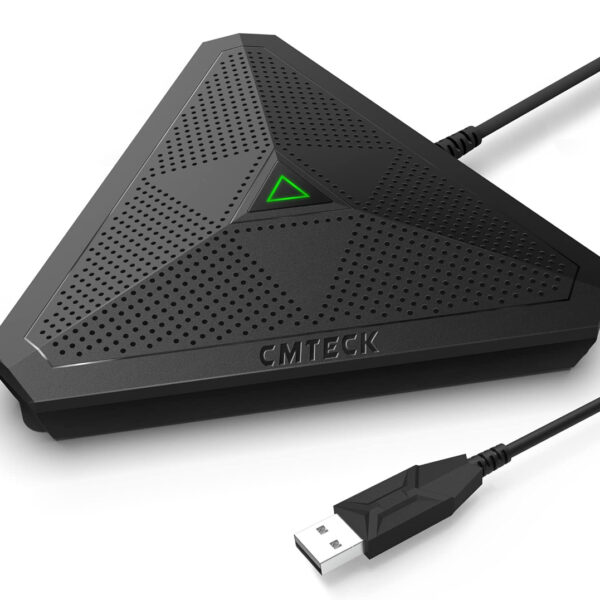 CMTECK επιτραπέζιο μικρόφωνο M001, omnidirectional, USB, μαύρο