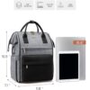 Γυναικείο Σακίδιο με USB Lovevook 15,6'' MB2146 gray/black