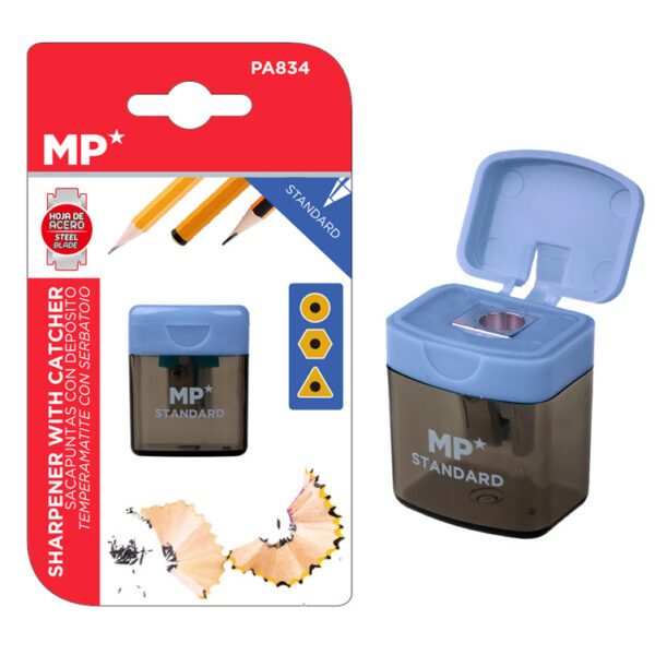 MP ξύστρα μολυβιών με κάδο PA834, μωβ