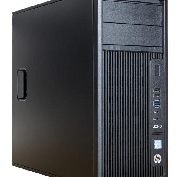 HP WorkStation Z240 MT, Refurbished Grade A Repainted, i7-7700K, 16/500GB SSD, DVD-RW, K620, FreeDOS