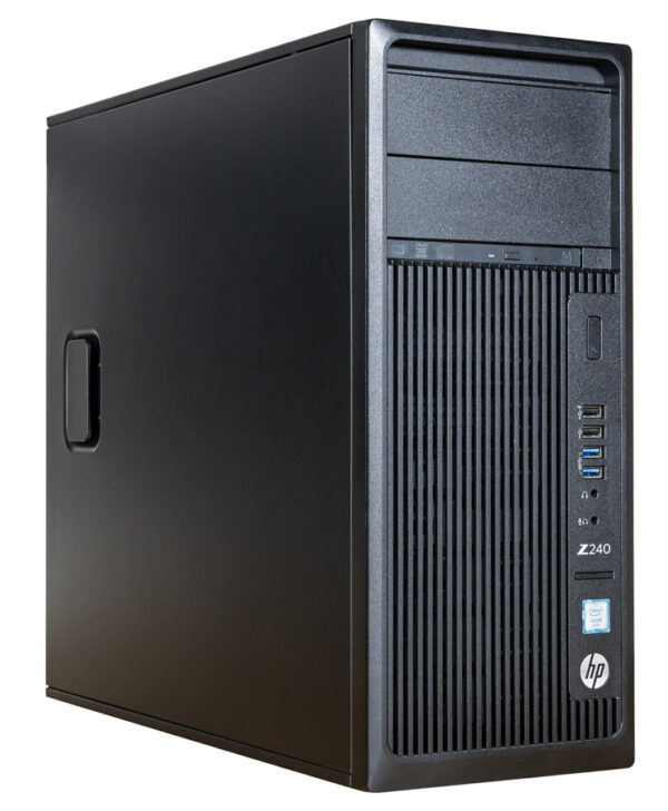 HP WorkStation Z240 MT, Refurbished Grade A Repainted, i5-6600, 16/500GB HDD, DVD-RW, K2200, FreeDOS