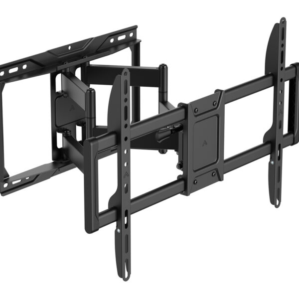 POWERTECH επιτοίχια βάση τηλεόρασης PT-1423, 37-90", 75kg, heavy duty, full motion