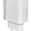 POWERTECH φορτιστής τοίχου PT-1433, USB/USB-C, 30W, GaN, λευκός