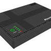 POWERTECH mini DC UPS PT-1435, 36W, 10400mAh, 3x DC, USB/LAN/POE, μαύρο