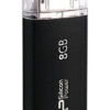 SILICON POWER USB Flash Drive Ultima II-I, 8GB, USB 2.0, μαύρο