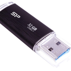 SILICON POWER USB Flash Drive Ultima U02, 16GB, USB 2.0, μαύρο