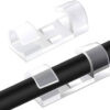 POWERTECH οργανωτής καλωδίων TIES-031, 3.3x1.3x1.2cm, διαφανές, 12τμχ