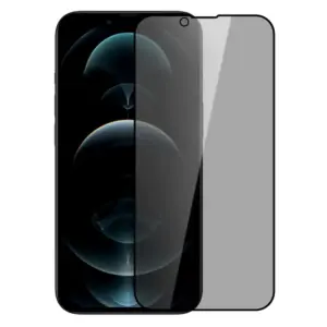 TechWave 5D Full Glue Privacy Tempered Glass for Xiaomi Redmi 14C black