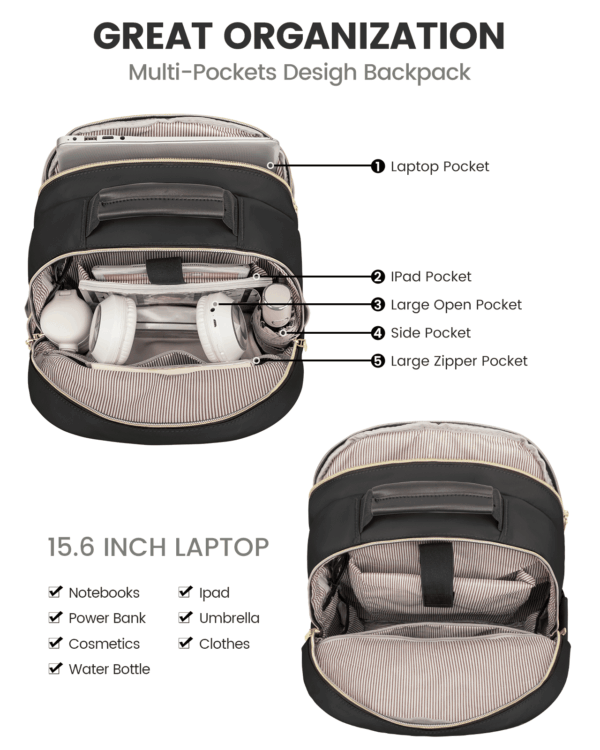 Γυναικείο Σακίδιο Laptop Casual Lovevook 15,6'' WB1533 black