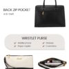 Γυναικείο σετ τσάντας χιαστί/χειρός Lovevook 16'' WB3230 black/beige