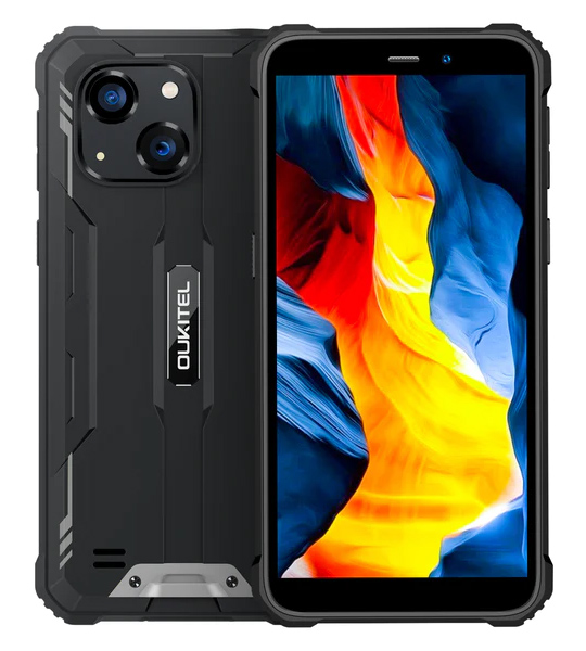 OUKITEL smartphone WP32, 6", 4/128GB, 6300mAh, IP68/IP69K, μαύρο
