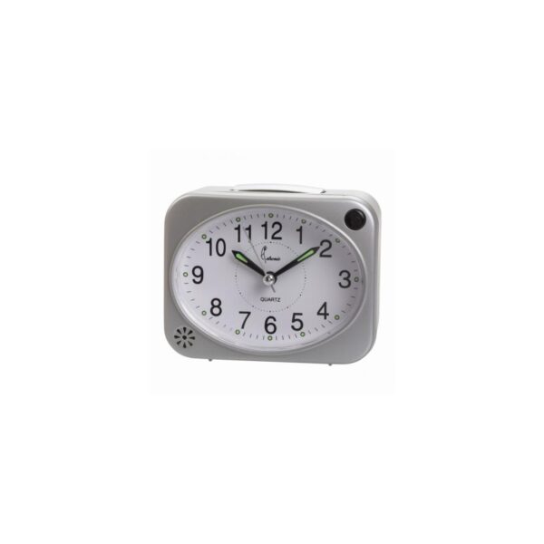 Αθόρυβο ξυπνητήρι Cetronic T9904 Ασημί