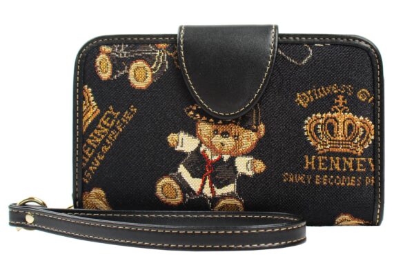 Πορτοφόλι Μεσαίο Με Κουμπί Crown Bear Henney Bear