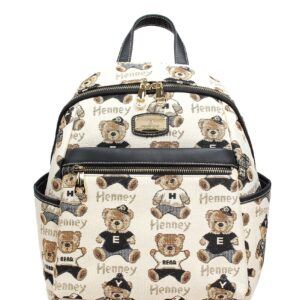 Τσάντα Χειρός Ώμου Με Καπάκι Paris Bear Henney Bear