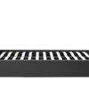 Κρεβάτι Roi pakoworld 160x200 PU μαύρο ματ + αποθηκευτικό χώρο