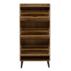 Παπουτσοθήκη Thelma pakoworld 12 ζεύγων sonoma 60x23.8x131.6εκ