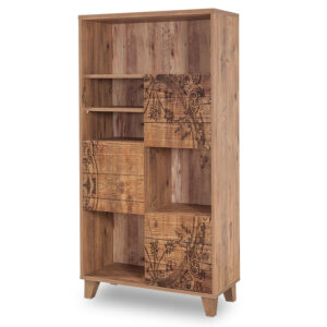 Tραπεζαρία Benson - Toto pakoworld σετ 5τμχ rustic grey - ύφασμα grey 80x80x75εκ