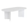 Τραπέζι σαλονιού Tabletod pakoworld σε λευκή απόχρωση 119x60x40εκ