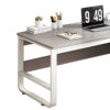 Γραφείο Salto pakoworld με συρταριέρα-MDF γκρι-λευκό 120x48x74εκ