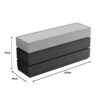 Συρταριέρα Sonlen pakoworld mdf σε καρυδί-μπεζ απόχρωση 120x40x72εκ