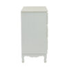 Συρταριέρα Pazlen Inart mdf σε λευκή αντικέ απόχρωση 80x40x80εκ