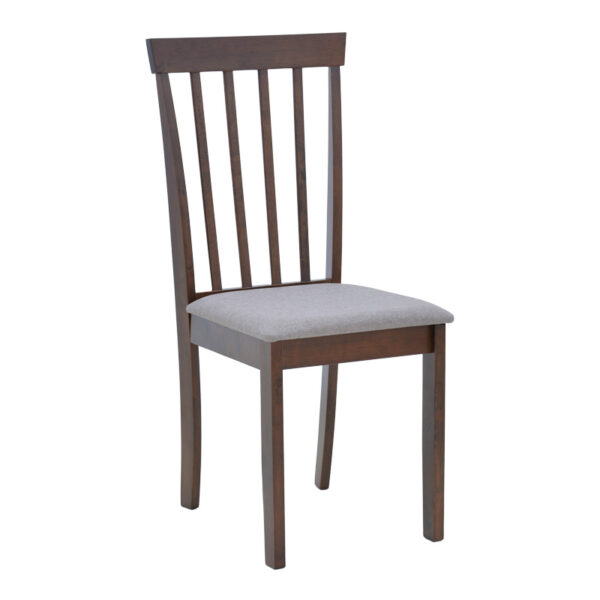 Καρέκλα Houston pakoworld σε καρυδί απόχρωση 40x49x94εκ