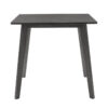 Τραπέζι Benson pakoworld MDF σε rustic grey απόχρωση 80x80x75εκ